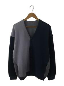 crepuscule◆BEAMS T別注/Crazy V-neck Cardigan/2/コットン/ブルー