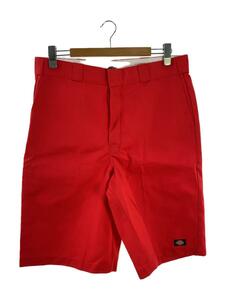 DICKIES◆ショートパンツ/Loose Fit/36/コットン/RED