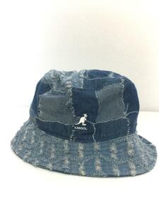 KANGOL◆Denim Mash-Up Bucket/バケットハット/XL/BLU/メンズ/K5296