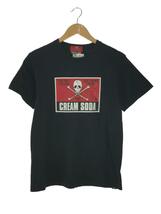 CREAM SODA◆Tシャツ/M/コットン/BLK_画像1