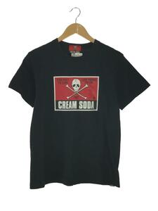 CREAM SODA◆Tシャツ/M/コットン/BLK