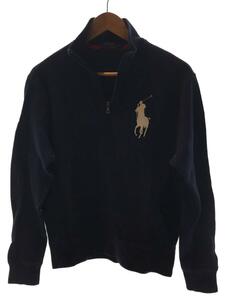 POLO RALPH LAUREN◆トップス/-/コットン/NVY/無地