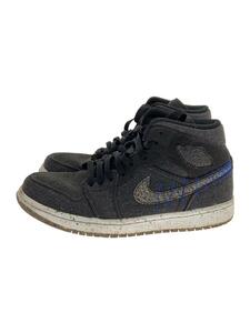 NIKE◆AIR JORDAN 1 MID SE_エアジョーダン 1 ミッド SE/26cm/ブラック