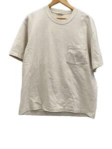 AURALEE◆21SS/STAND-UP TEE/Tシャツ/3/コットン/CRM/無地/A21ST02SU