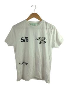 OFF-WHITE◆Tシャツ/S/コットン/WHT/OMAA036S19185014