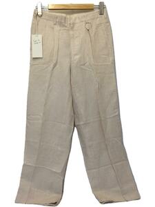 Ryu◆スラックスパンツ/3/リネン/BEG/無地/s2005/20SS/2tuck linen slacks pants