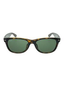 Ray-Ban◆NEW WAYFARER/サングラス/ベッコウ柄/BRW/GRN/メンズ/RB2132-F