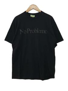 ARIES◆No Problemo/Tシャツ/L/コットン/BLK/COAR60002