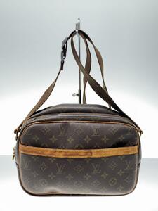 LOUIS VUITTON◆リポーターPM_モノグラム・キャンバス_BRW/シミ有/PVC/BRW