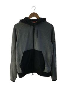 NIKE◆ジップパーカー/M/コットン/GRY