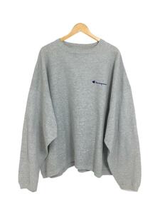 Champion◆90s/VINTAGE/前V/スウェット/FREE/コットン/GRY/無地