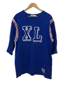 X-LARGE◆Tシャツ/XL/コットン/BLU/プリント/01172120