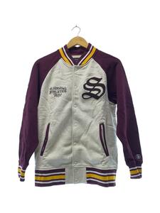 STUSSY◆ジャケット/M/コットン/CRM