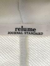 JOURNAL STANDARD relume◆パーカー/FREE/コットン/WHT/22-070-462-7021-1-0_画像3