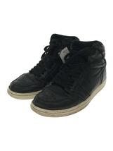 NIKE◆AIR JORDAN 1 RETRO HIGH OG/エアジョーダン1レトロハイ/ブラック/26cm/BLK_画像2