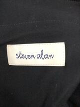 Steven Alan◆ストレートパンツ/S/コットン/BLU/無地/8114-186-0798_画像4