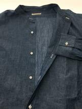 HEUGN◆長袖シャツ/2/コットン/IDG/無地/shirt 023/Chambray Rob_画像6