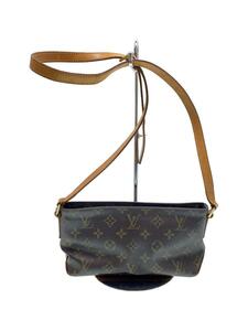 LOUIS VUITTON◆トローター_モノグラム・キャンバス_BRW/PVC/BRW