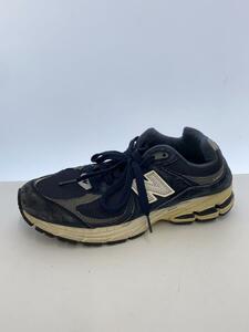 NEW BALANCE◆ローカットスニーカー/24cm/NVY/スウェード