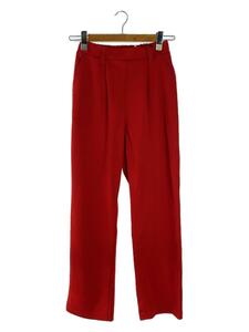X-girl◆WIDE TAPERED EASY PANTS/ボトム/S/ポリエステル/RED