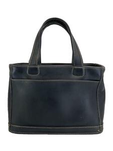 COACH◆トートバッグ/レザー/BLK/9303