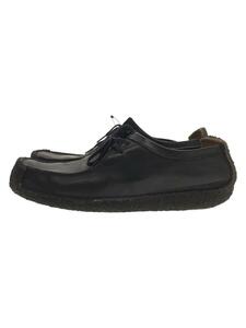 Clarks* deck shoes /UK9/BLK/ кожа /081113292
