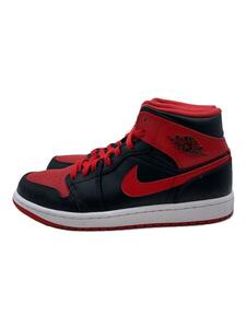 NIKE◆AIR JORDAN 1 MID_エア ジョーダン/26cm/RED/DQ8426-060