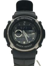 CASIO◆クォーツ腕時計・G-SHOCK/デジアナ/-/BLK/BLK/SS_画像1