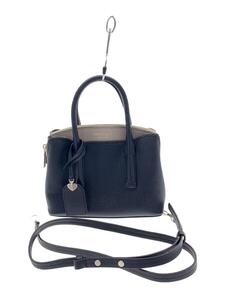 kate spade new york◆ハンドバッグ/レザー/BLK