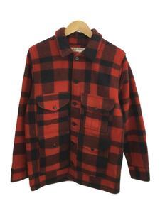 FILSON◆ジャケット/38/ウール/RED/チェック