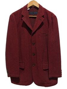 COMME des GARCONS HOMME◆Achive AD2000 レッドツイード4Bテーラードジャケット M/ウール/RED/HJ-04007M