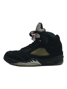 NIKE◆AIR JORDAN 5 RETRO OG/エアジョーダンレトロ/ブラック/845035-003/25.5cm/B