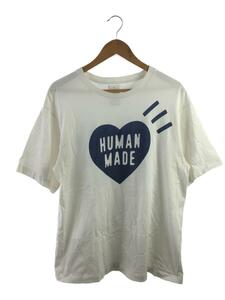 HUMAN MADE◆Tシャツ/XL/コットン/WHT/プリント