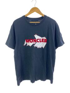 MONCLER◆Tシャツ/L/コットン/BLK/無地/C-SCOM-21-4610