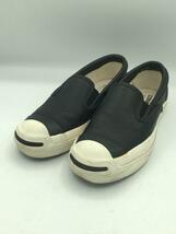 CONVERSE◆BIOTOP別注/JACK PURCELL RET LEATHER SLIP-ON/25cm/BLK/1CL577_画像2