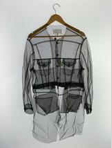 Maison Margiela◆チュールジャケット/ジャケット/40/ナイロン/BLK/S31AM0309_画像2