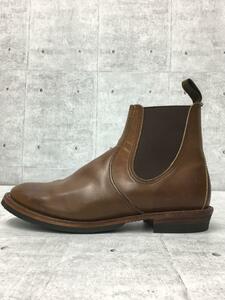 RED WING◆クラシックチェルシー/サイドゴアブーツ/ソール張替え/26.5cm/ブラウン/3190