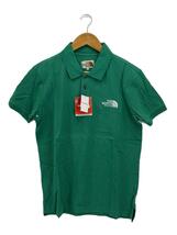 THE NORTH FACE◆TNF POCKET POLO/L/コットン/GRN_画像1