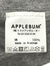 APPLEBUM◆Tシャツ/L/コットン/GRY/プリント_画像4