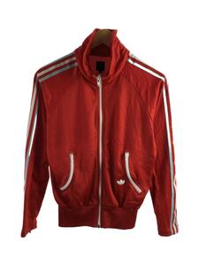 adidas◆ジャケット/XXS/ナイロン/RED/無地/931001