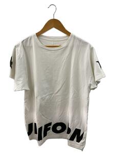 uniform experiment◆STAR BIG TEE/スタービッグT/Tシャツ/1/コットン/WHT/UE-190075