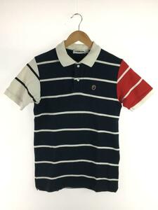 A BATHING APE* polo-shirt /S/ cotton /NVY/ border 