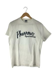 PHERROW’S◆ロゴTシャツ/40/コットン/WHT