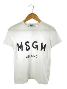 MSGM◆Tシャツ/XS/コットン/WHT