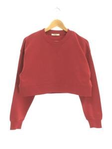 SNIDEL◆23AW/クロップドスウェットプルオーバー/one/コットン/RED/SWCT234252