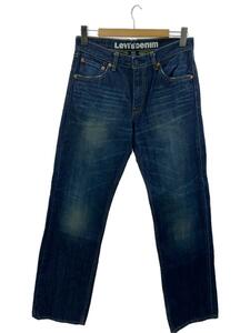 Levi’s◆Loose Straight/ボタン裏3245/ボトム/31/コットン/IDG/無地/503