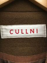 CULLNI◆19AW/タイロッケンコート/コート/1/ウール/BRW/無地/19-AW-014_画像3