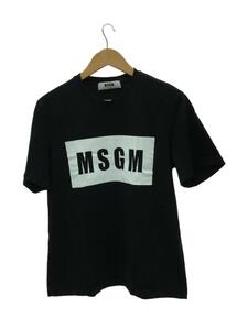 MSGM◆Tシャツ/S/コットン/BLK/2640MM67