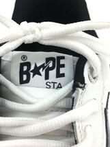 A BATHING APE◆ローカットスニーカー/US11/WHT_画像6