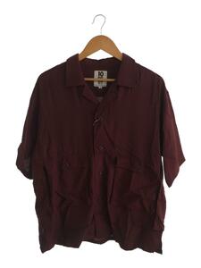 TENBOX◆DRUG DEALER SHIRTS/M/レーヨン/ボルドー/211tenbox01/